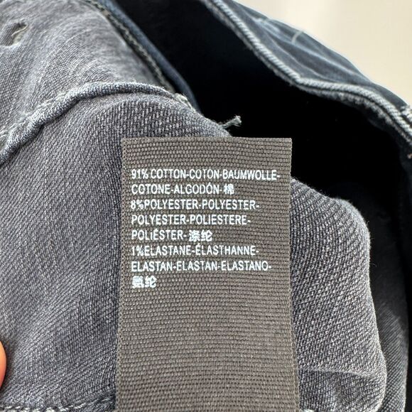 FREE PEOPLE | WE THE FREE Dark Wash Ivy Denim Pull On Raw Hem Skinny Jeans Sz 26 - Picture 9 of 9